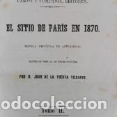 Libros antiguos: El sitio de Paris en 1870 - Foto 6
