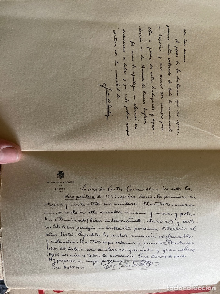 Libros antiguos: La ca&iacute;da de Alfonso 13 - Foto 3