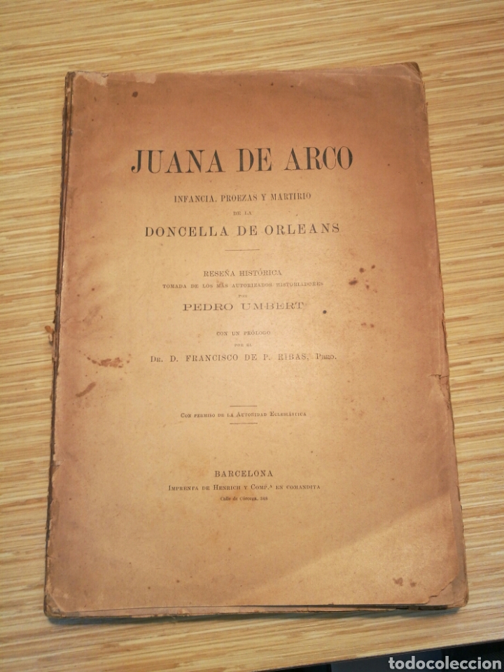 Libros antiguos: Juana de arco - Foto 1