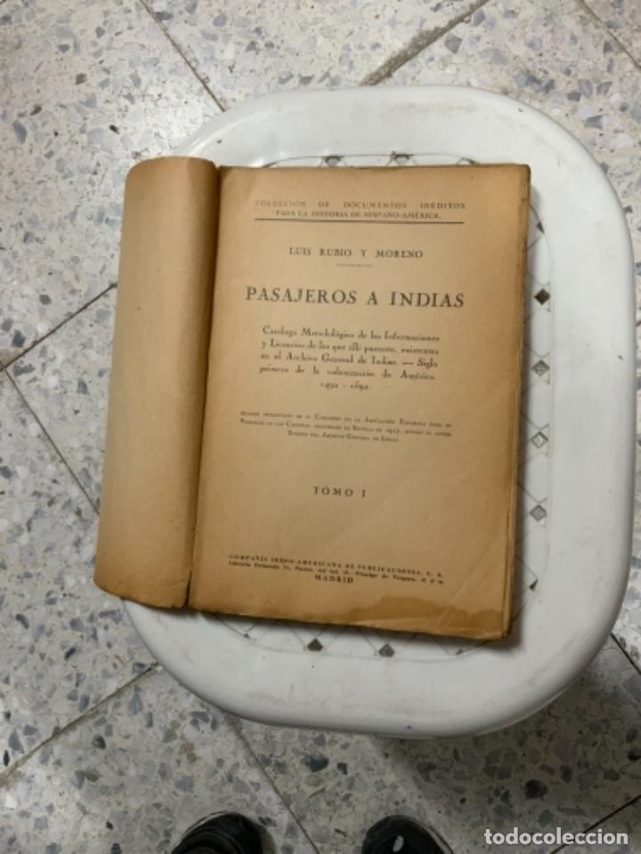 Libros antiguos: Pasajeros a Indias - Foto 1