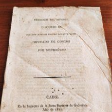 Libros antiguos: DERECHOS DEL HOMBRE. FREYRE DE CASTRILLÓN. DIPUTADO X MONDOÑEDO, GALICIA. CORTES DE CÁDIZ 1811.