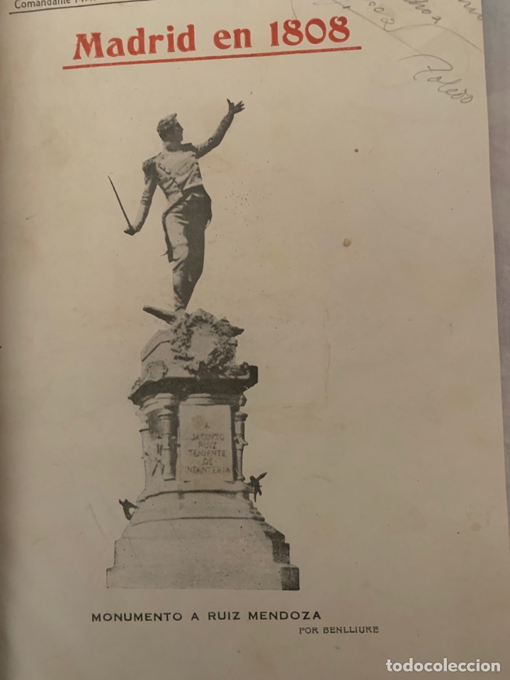 Libros antiguos: Madrid 1808, Martínez Leal, dedicado por el autor, academia de infantería de toledo - Foto 2 - 265442279