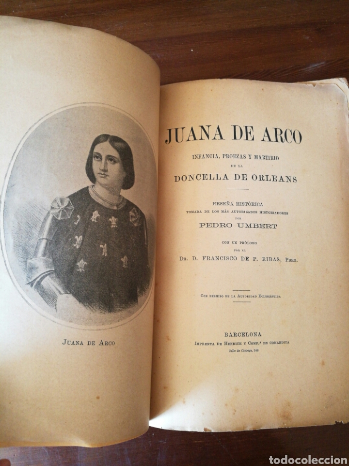 Libros antiguos: Juana de arco - Foto 3