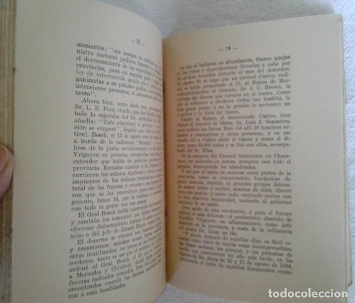 Libros antiguos: Mariano G. BOSCH *HISTORIA DEL PARTIDO RADICAL LA U.C.R. 1891-1930* Edit Rosso, Buenos Aires 1931 - Foto 5 - 287399258