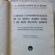 Libros antiguos: COLECCIÓN LOS ARCHIVOS SECRETOS DE LA HISTORIA, EDITORIAL AGUILAR, MADRID, 1.935. Lote 287586118