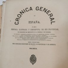 Libros antiguos: CRÓNICA GENERAL DE ESPAÑA. VALENCIA. Lote 303285678