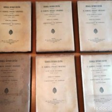 Libros antiguos: MEMORIAL HISTÓRICO ESPAÑOL. COMUNIDADES DE CASTILLA 6 TOMOS, COMPLETO (R.A.Hª 1897-1900) SIN USAR