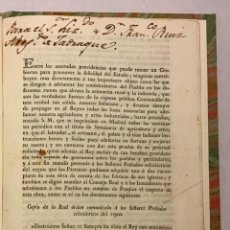 Libros antiguos: INFORME DE LAS PROVIDENCIAS DICTADAS PARA FAVORECER LA DIFUSIÓN DEL SEMANARIO ENTRE LOS PÁRRACOS PAR. Lote 123271235