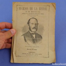 Libros antiguos: SUCESOS DE LA BISBAL Y SU DISTRITO, INSURRECCIÓN REPUBLICANA FEDERAL, 1890, BARCELONA. 21X15,5CM