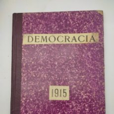Livres anciens: DEMOCRACIA SEMANARIO REPUBLICANO 1915 AÑO COMPLETO VILANOVA DE LA GELTRÚ. Lote 359779230
