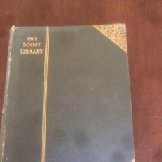 Libros antiguos: SCOTT LIBRARY CONFESSIONS OPIUM-EATER DE QUINCEY WILLIAM SHARP