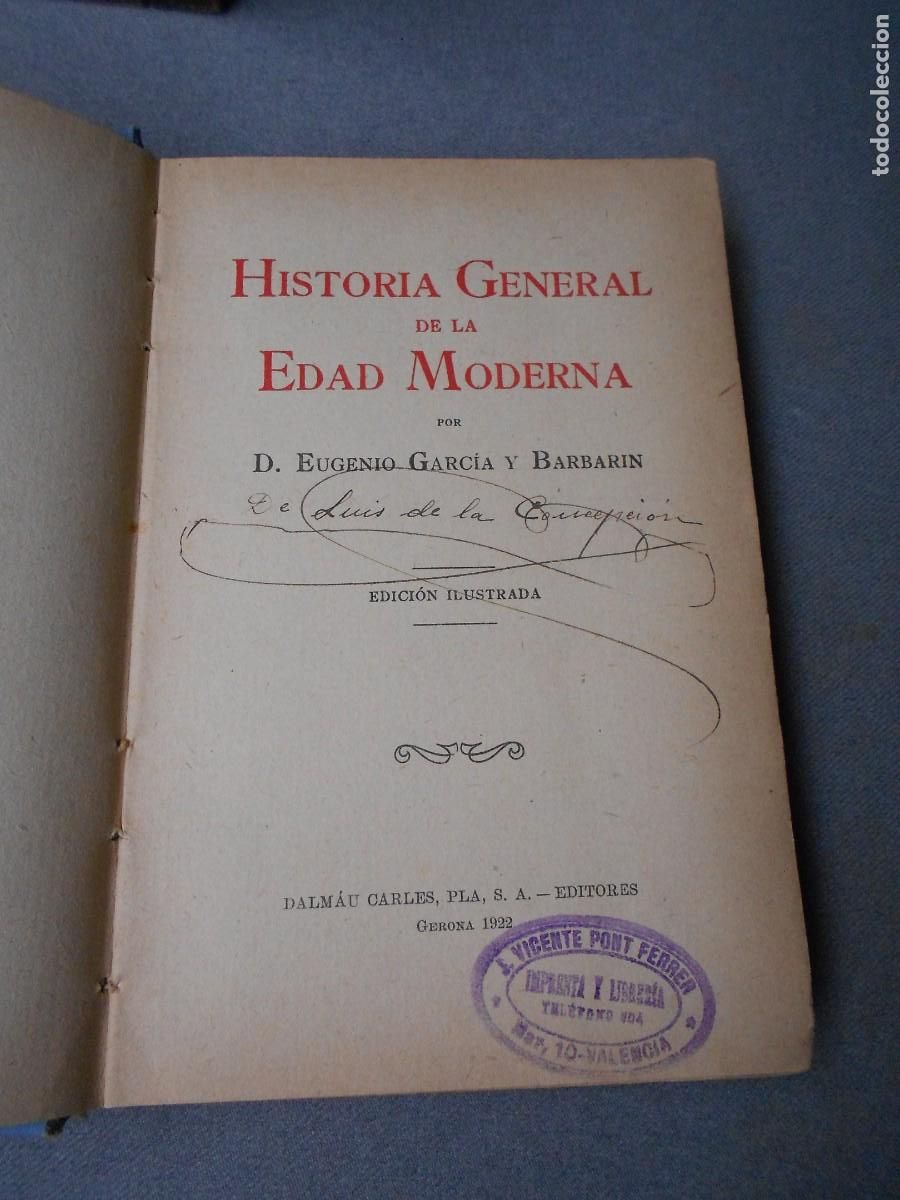 Libros antiguos: HISTORIA GENERAL DE LA EDAD MODERNA - Foto 2
