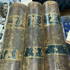 Libros antiguos: LOTE DE 3 TOMOS HISTORIA GENERAL DE ESPAÑA, HAY QUE DARLES UN REPASO. Lote 386436649