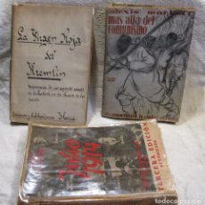 Libros antiguos: (3 LIBROS) LUDWIG: JULIO, 1914 (1933) LA VIRGEN ROJA DEL KREMLIN (1930) MAS ALLA DEL COMUNISMO 1932