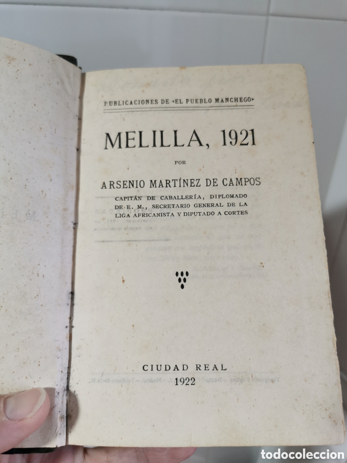 Libros antiguos: Libro Melilla 1921 - Foto 5