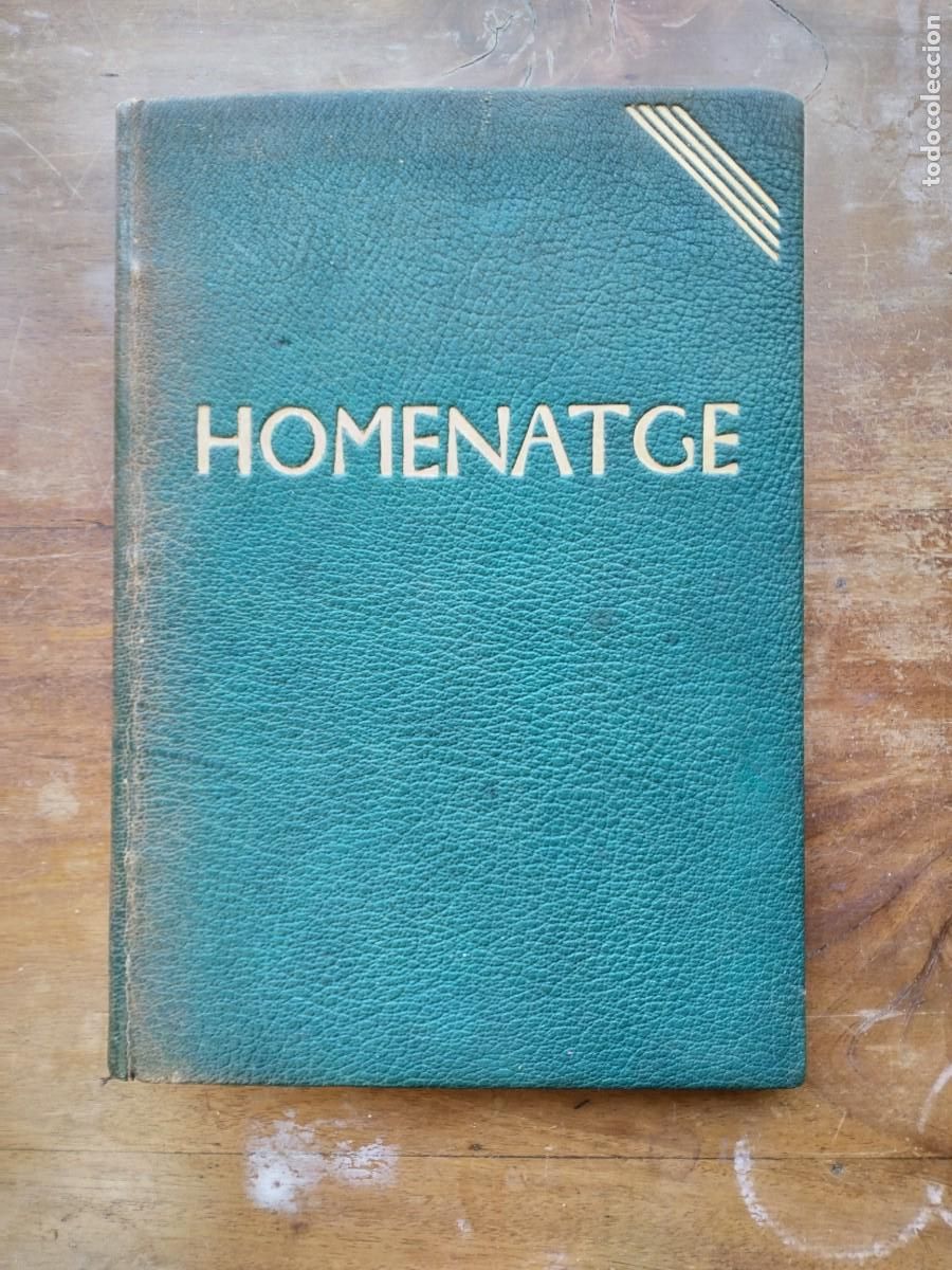 Libros antiguos: Homenatge 30 juny del 1935 - Foto 1