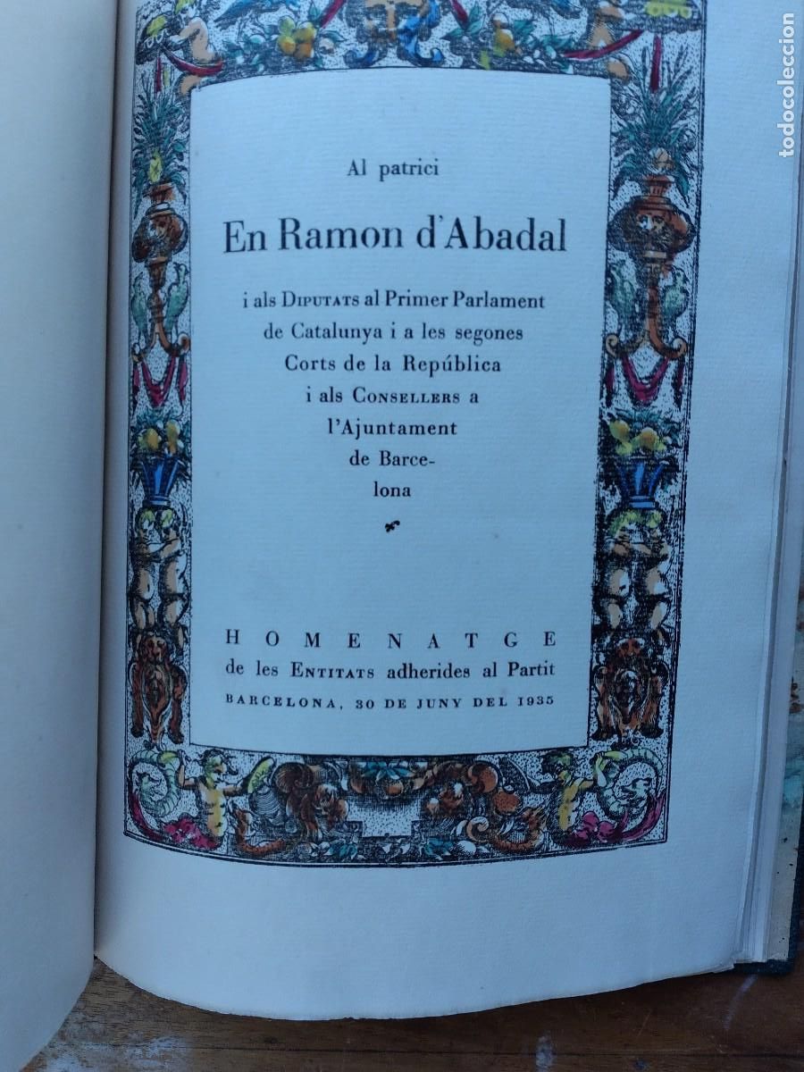 Libros antiguos: Homenatge 30 juny del 1935 - Foto 3