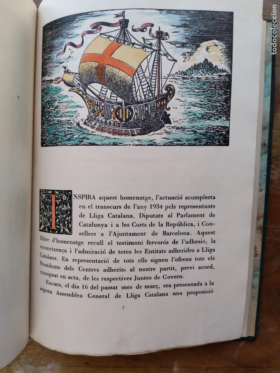 Libros antiguos: Homenatge 30 juny del 1935 - Foto 4