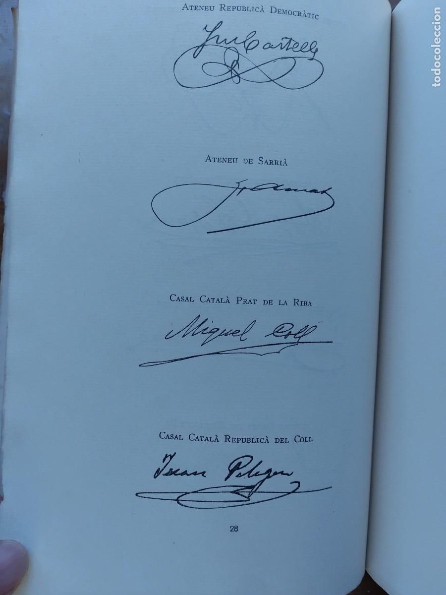 Libros antiguos: Homenatge 30 juny del 1935 - Foto 9