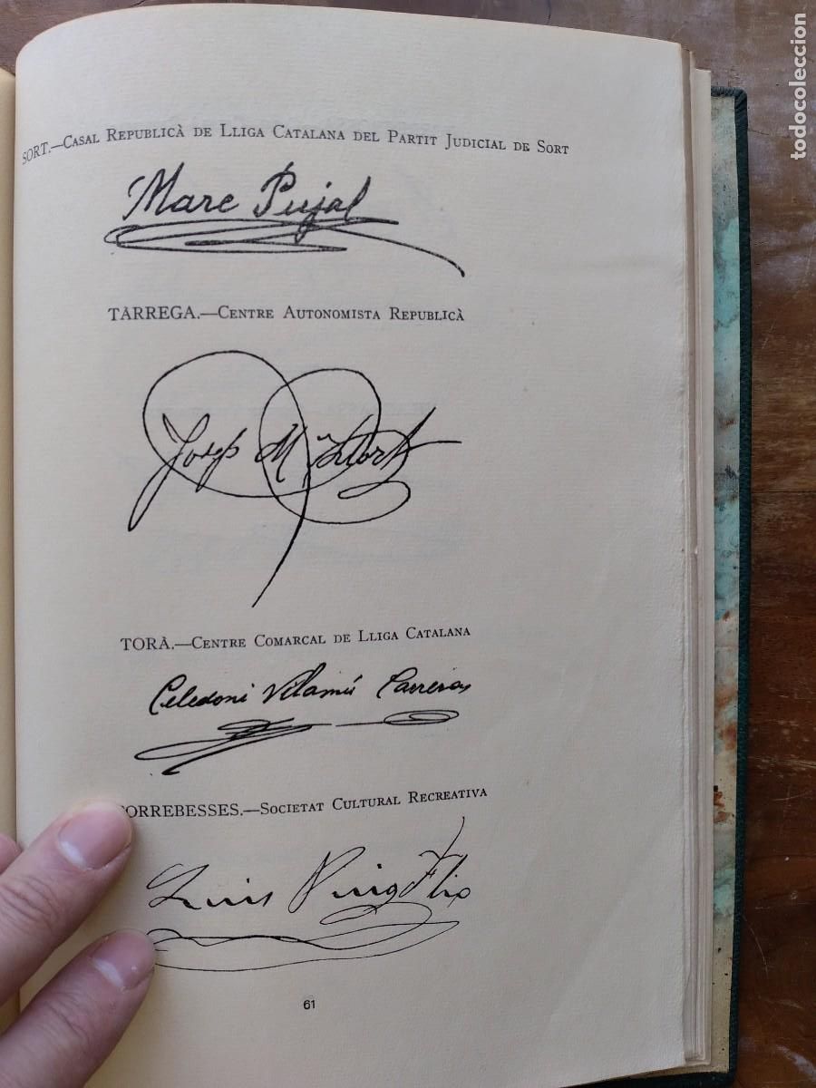Libros antiguos: Homenatge 30 juny del 1935 - Foto 11