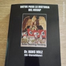 Libros antiguos: DATOS PARA LA HISTORIA DEL NSDAP -