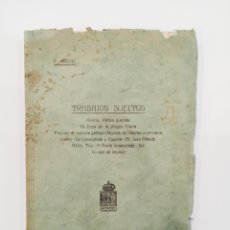 Libros antiguos: PRUDENCIO AREAL. TRABAJOS SUELTOS. GALICIA. ARGENTINA, 1924. TUY, PONTEVEDRA.