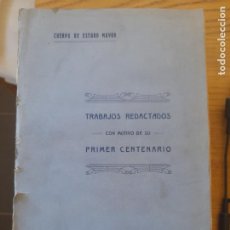 Libros antiguos: MILITAR. PRIMER CENTENARIO, CUERPO DE ESTADO MAYOR, MADRID, 1912, L42 VISITA MI TIENDA.