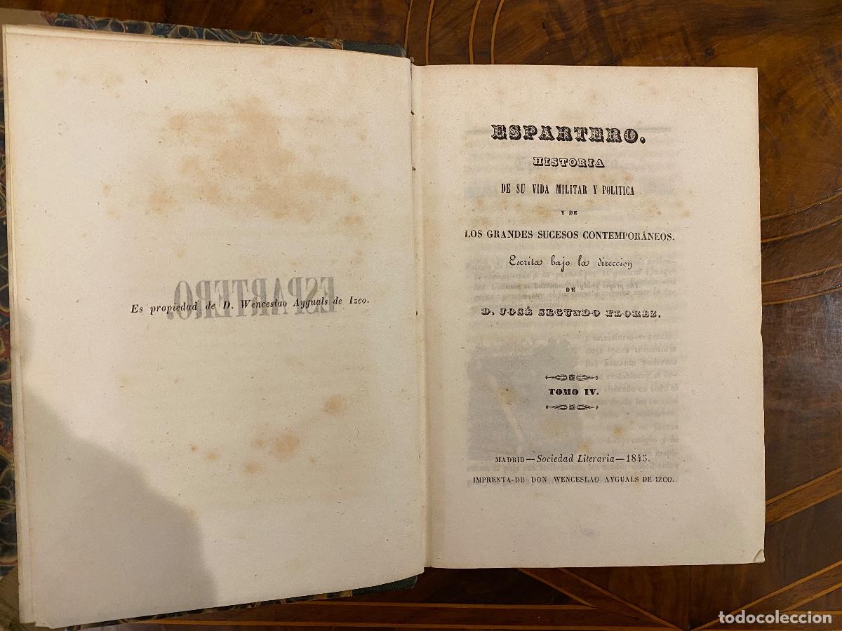 Libros antiguos: 1844 ESPARTERO - Foto 6