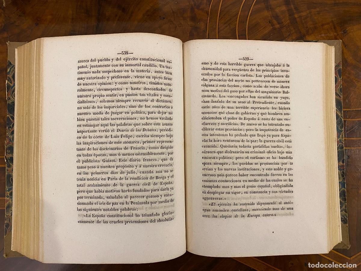 Libros antiguos: 1844 ESPARTERO - Foto 10