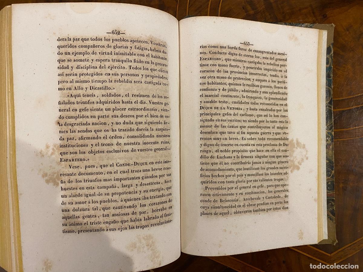 Libros antiguos: 1844 ESPARTERO - Foto 12