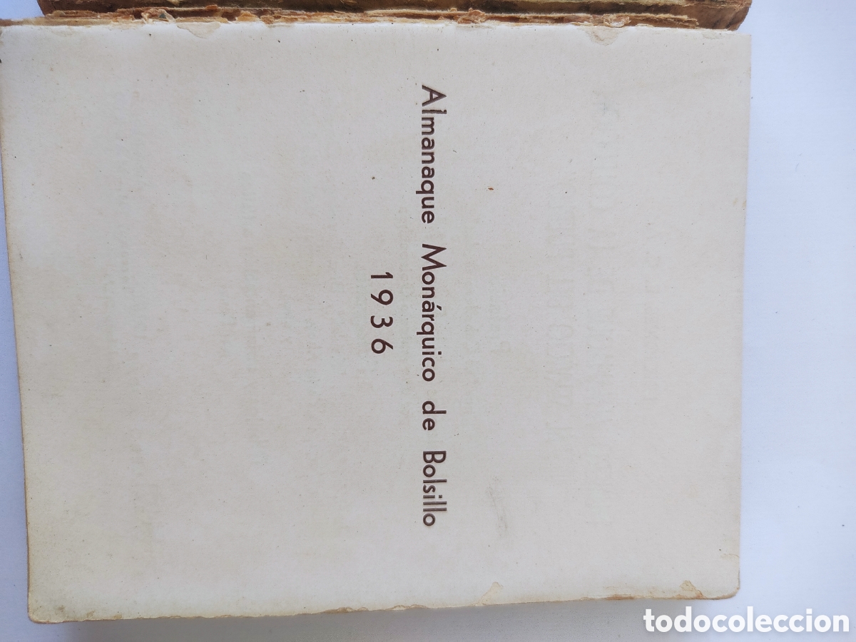 Libros antiguos: mon&aacute;rquico de bolsillo 1936 - Foto 6