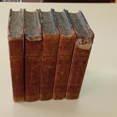 Libros antiguos: LA REVOLUCION FRANCESA- LOTE 5 TOMOS-M. A. THIERS-LIBROS TAPA DURA-ANTIGUOS-ED. P. MELLADO- AÑO 1845