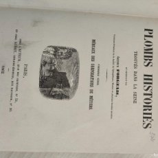 Libros antiguos: 1862 COLLECTION DE PLOMBS HISTORIES TROUVES DANS LA SEINE ARTHUR FORGEAIS PARIS LIBRO MONEDA CATALOG