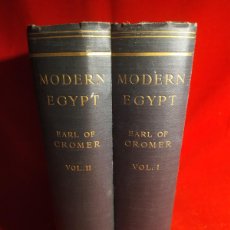 Libros antiguos: 1908. MODERN EGYPT. EARL OF CROMER.