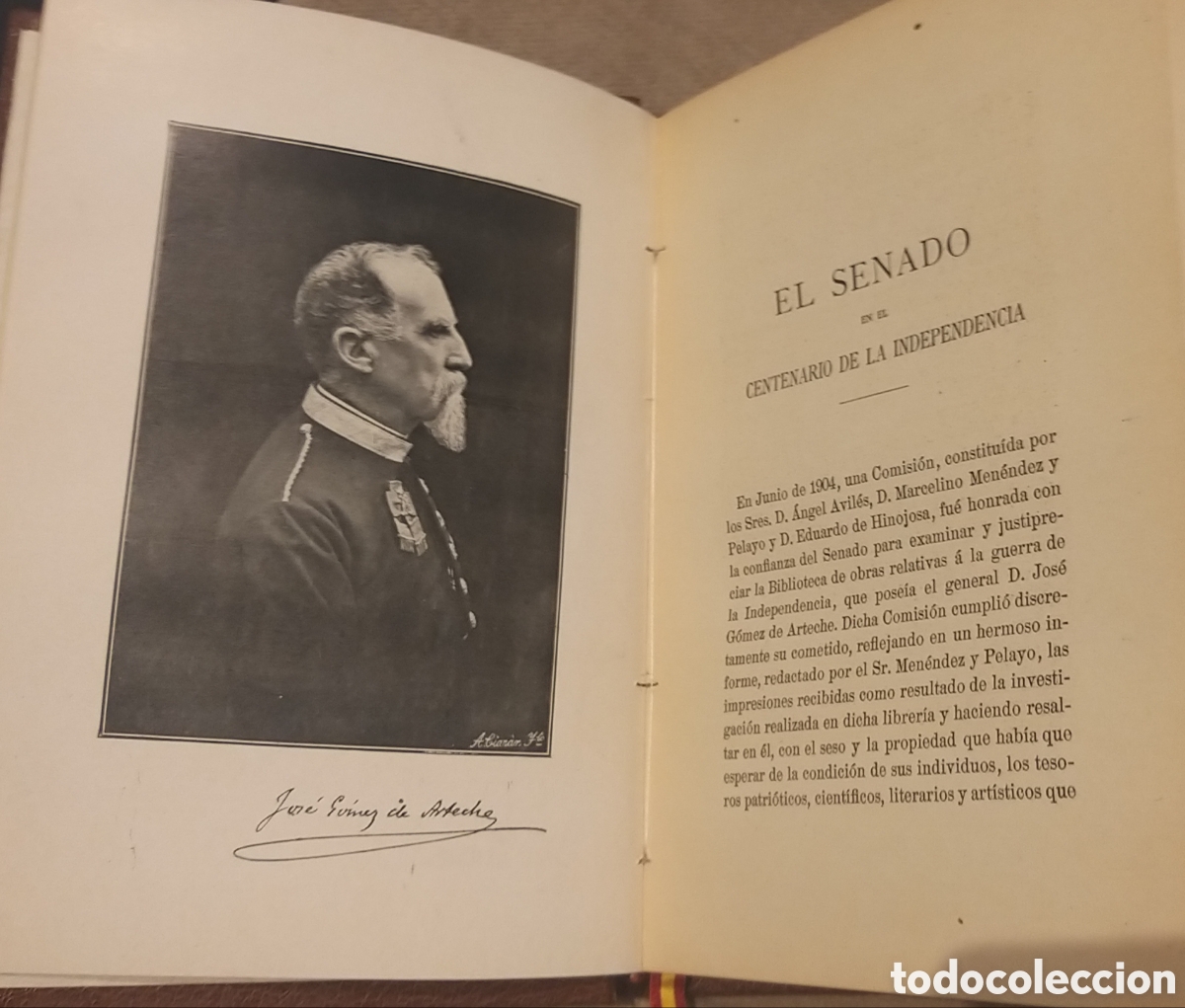 Libros antiguos: EL SENADO EN EL CENTENARIO DE LA INDEPENDENCIA. 1908. - Foto 3