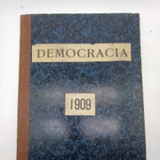 Libros antiguos: SEMANARIO REPUBLICANO DEMOCRACIA 1909 VILANOVA I LA GELTRÚ