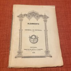 Libros antiguos: ALZAMIENTO Y DEFENSA DE SEVILLA. AMADOR DE LOS RÍOS