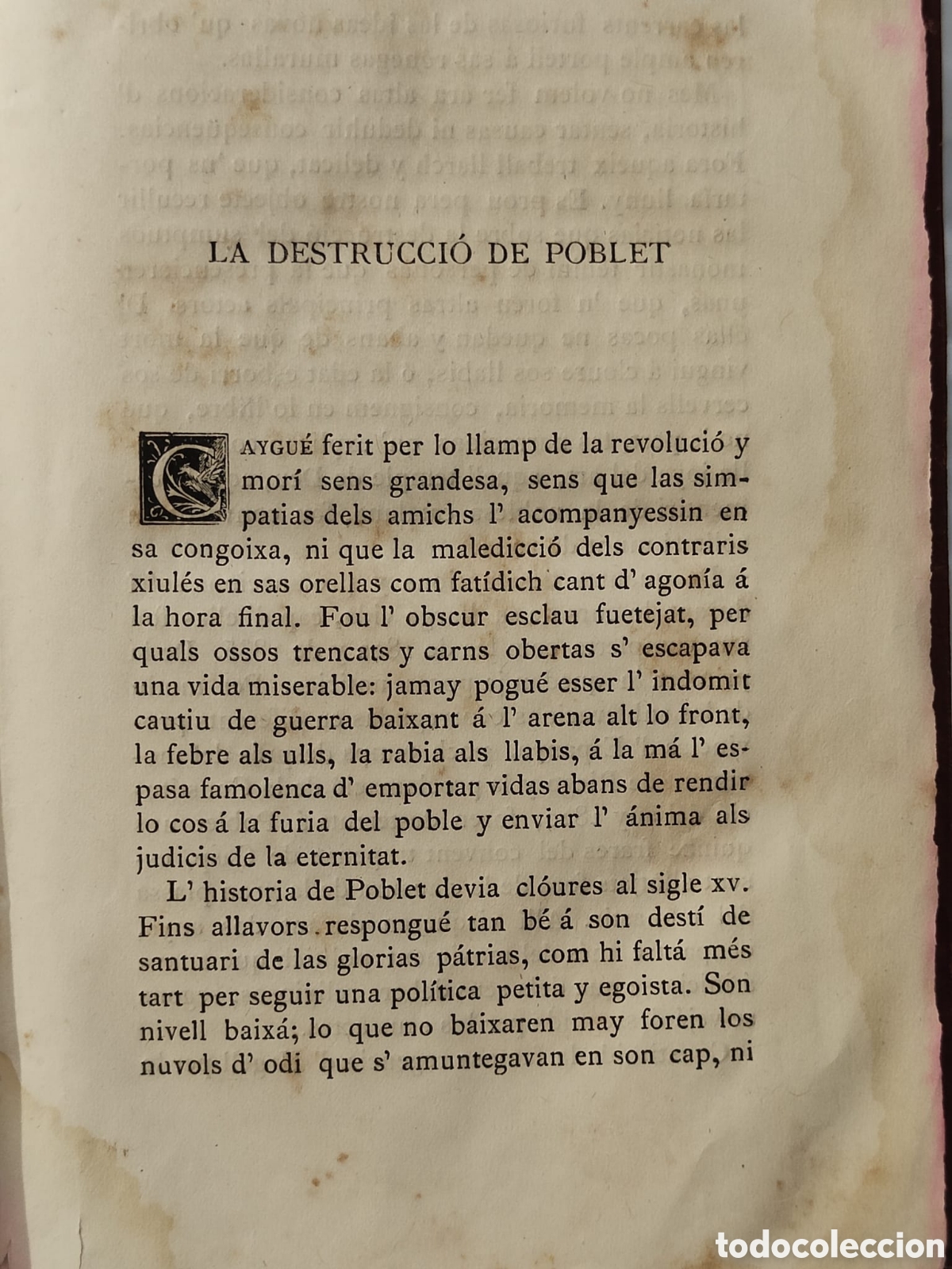 Libros antiguos: POBLET conca de Barber&aacute; - Foto 4
