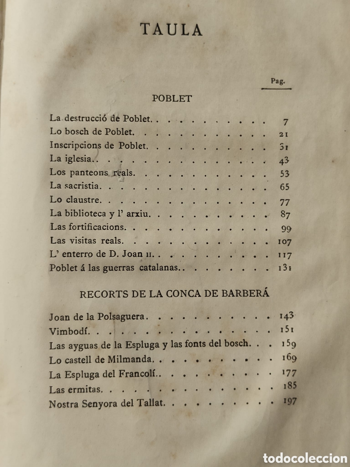 Libros antiguos: POBLET conca de Barber&aacute; - Foto 7
