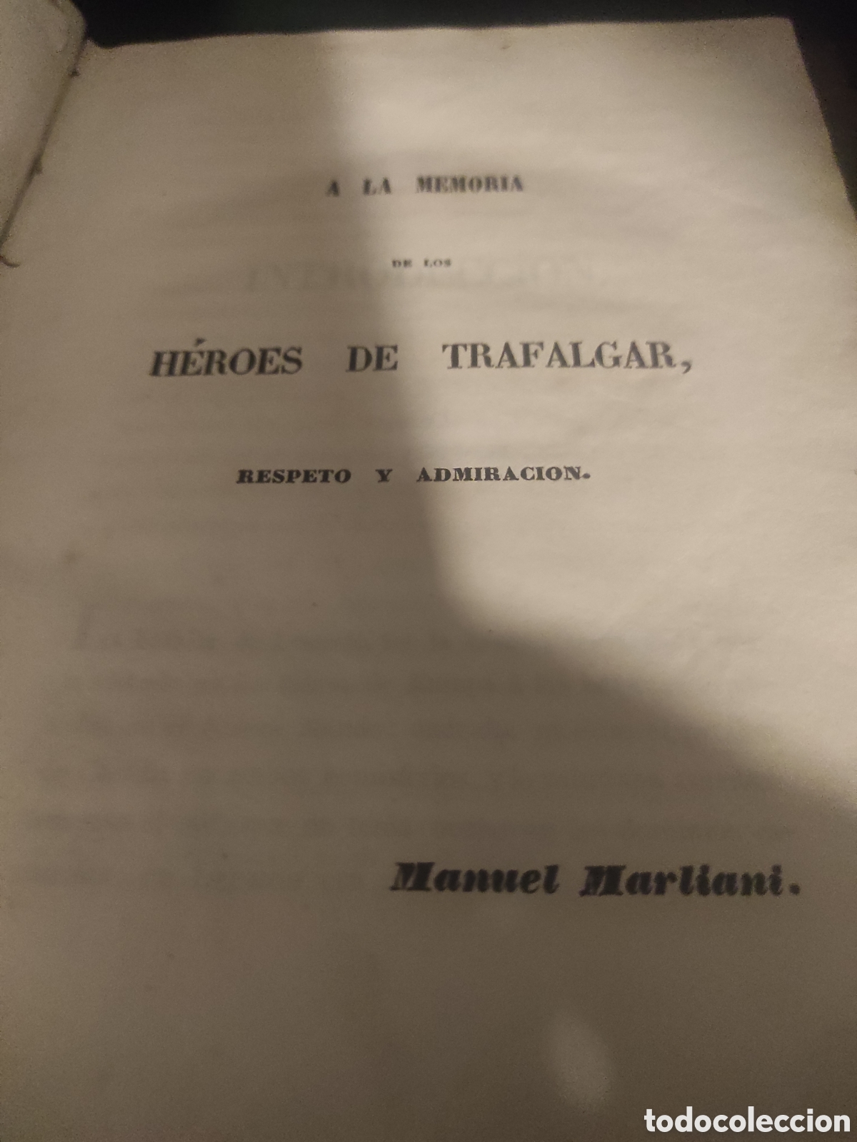 Libros antiguos: Libro combate de Trafalgar 1.850 - Foto 7