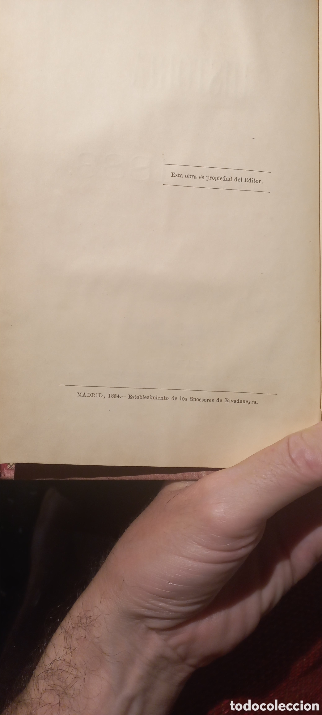 Libros antiguos: El a&ntilde;o 1883, Emilio Catelar - Foto 4
