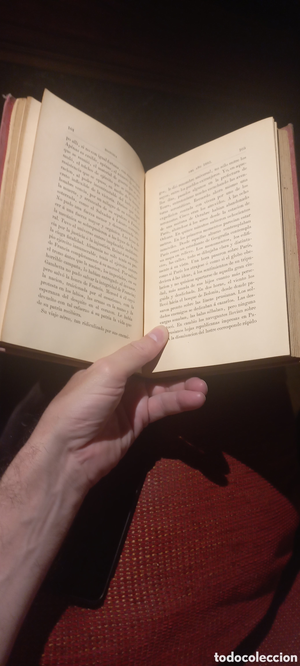 Libros antiguos: El a&ntilde;o 1883, Emilio Catelar - Foto 5