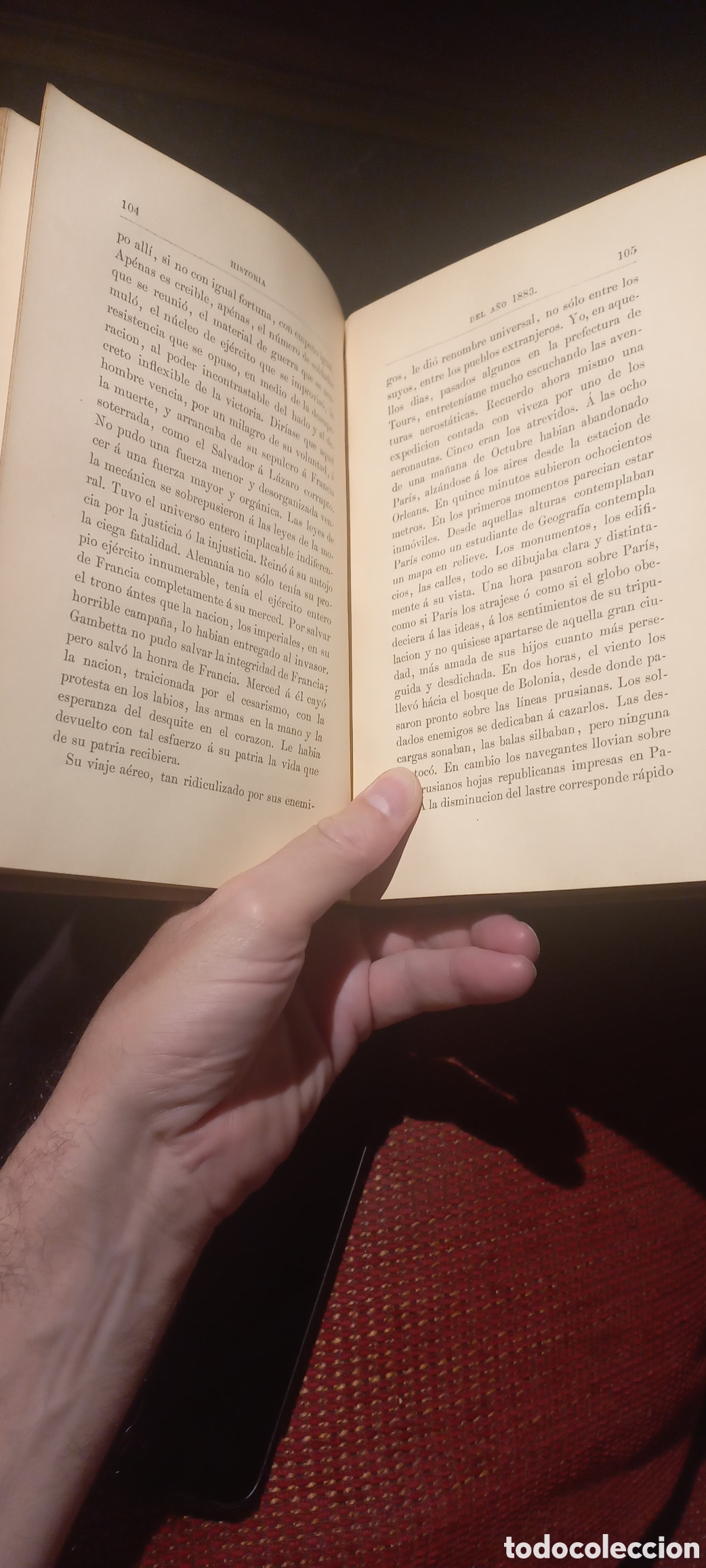 Libros antiguos: El a&ntilde;o 1883, Emilio Catelar - Foto 6
