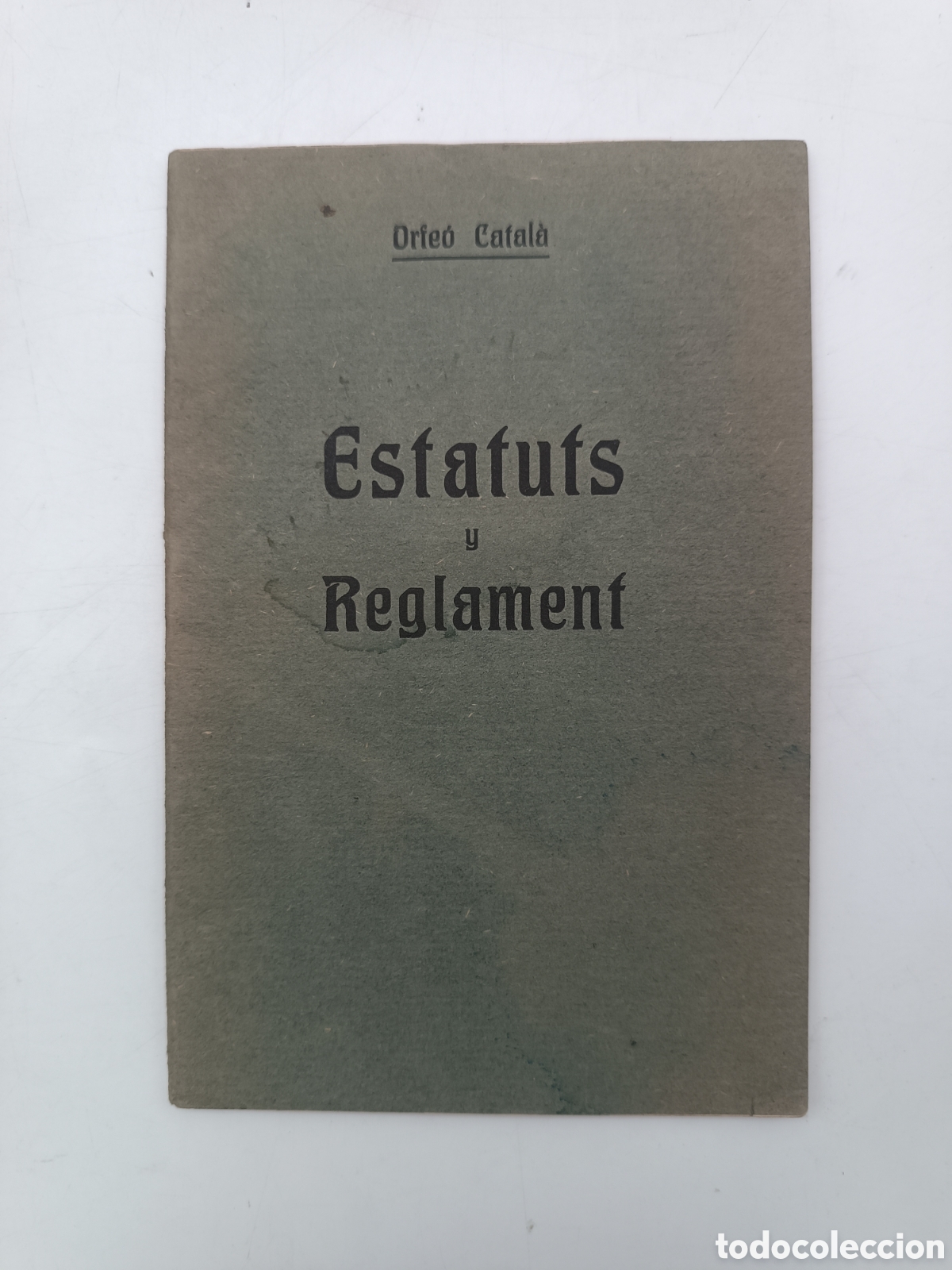 Libros antiguos: Estatuts de orfe&oacute; Catal&agrave; 1911 - Foto 1