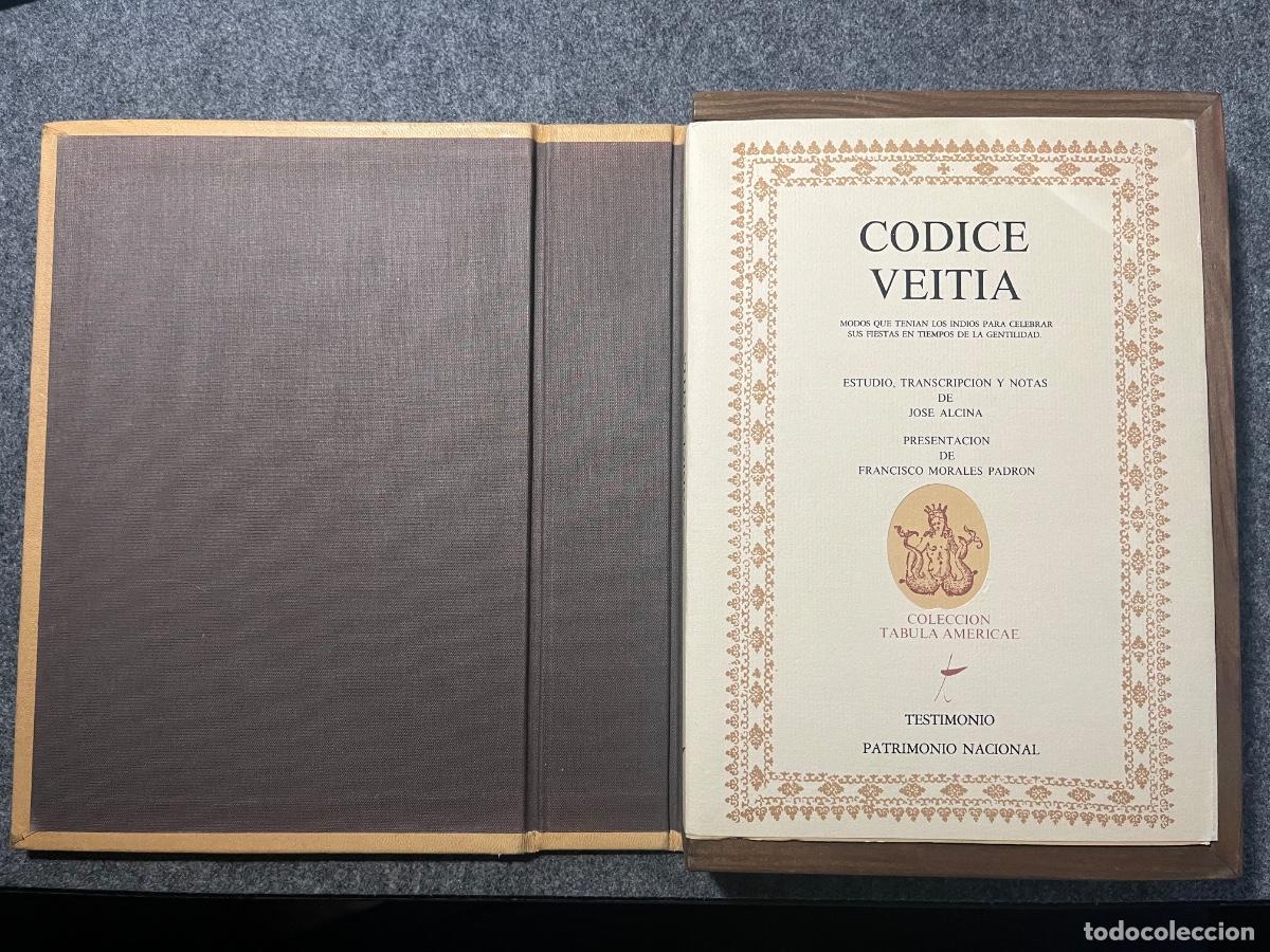 Libros antiguos: Facs&iacute;mil &ldquo;C&oacute;dice Veitia&rdquo; - Foto 2