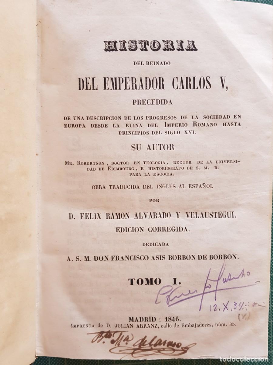 Libros antiguos: Historia de Carlos V - Foto 10