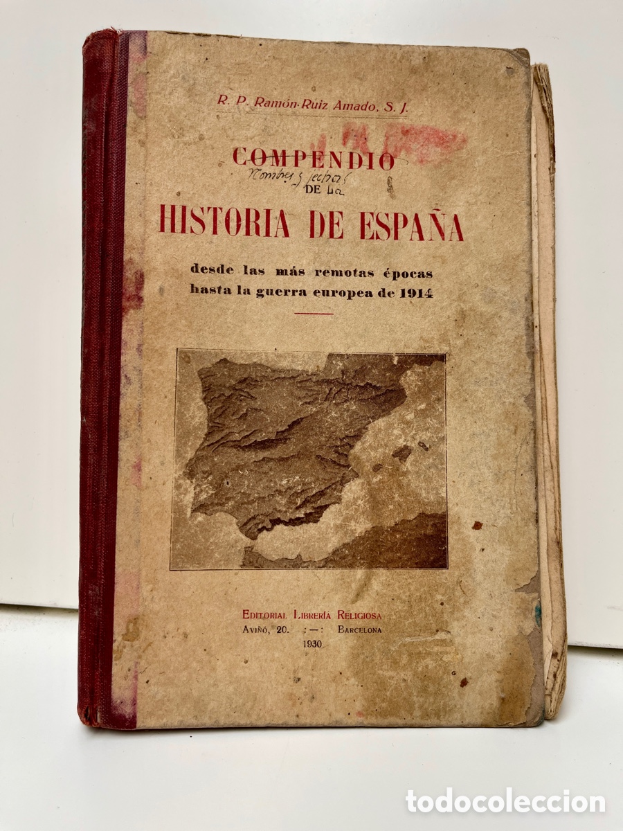 Libros antiguos: Compendio de Historia de Espa&ntilde;a. 1930. - Foto 1