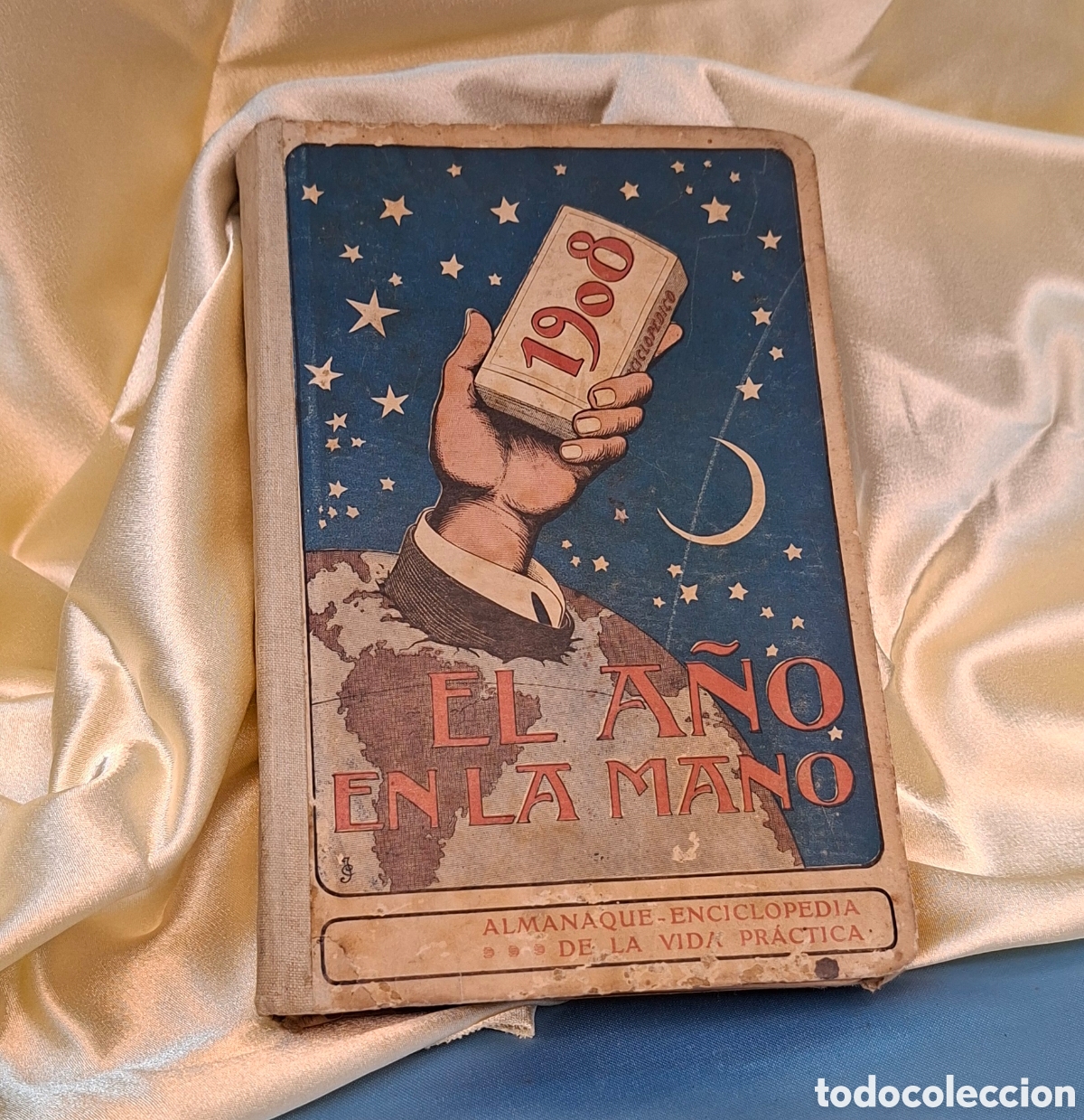 Libros antiguos: Almanaque del a&ntilde;o 1908 de Barcelona. - Foto 1
