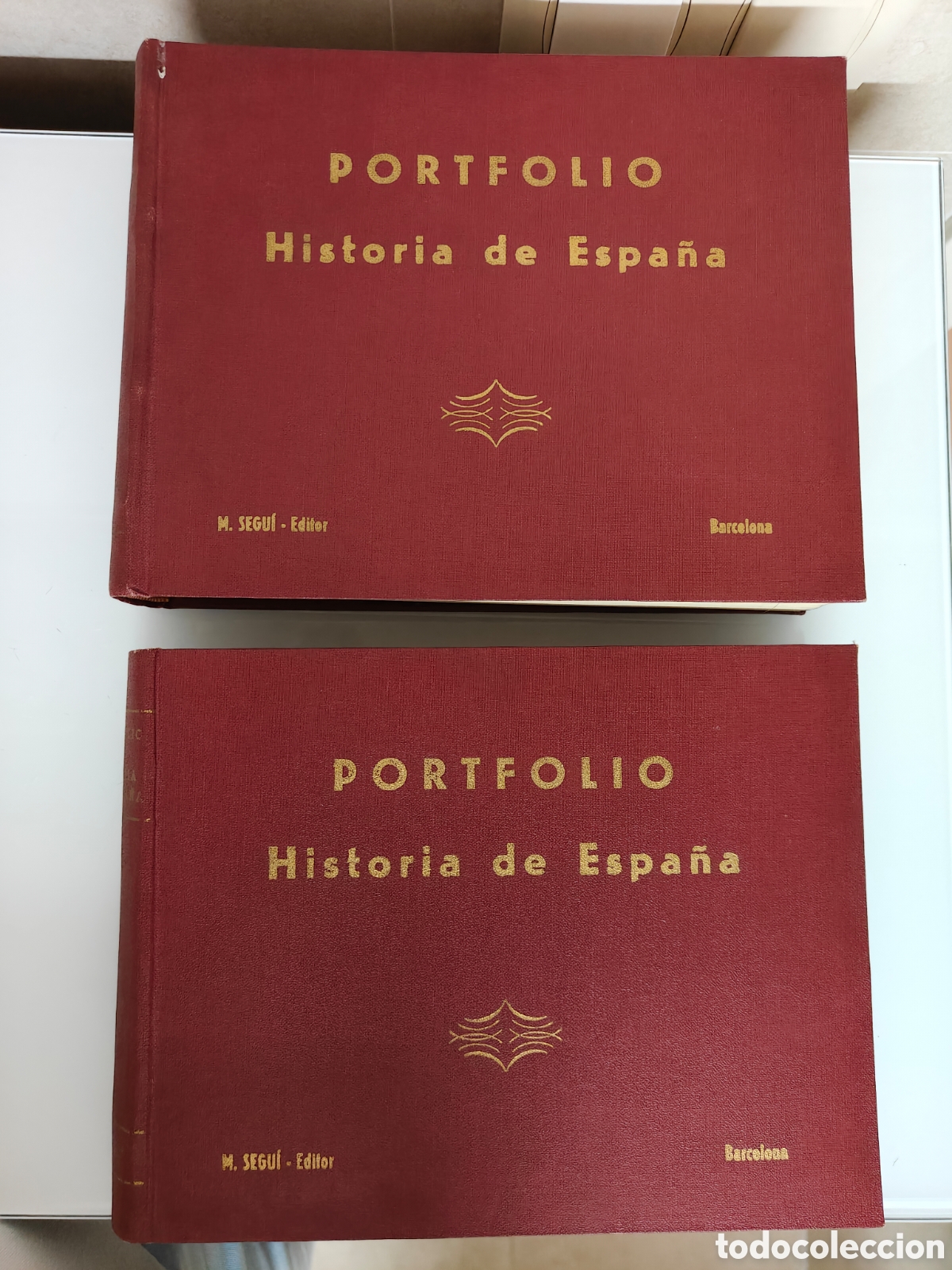 Libros antiguos: 2x Vol I Y 2 PORTFOLIO HISTORIA DE ESPA&Ntilde;A COMPLETA M. SEGUI BUEN ESTADO