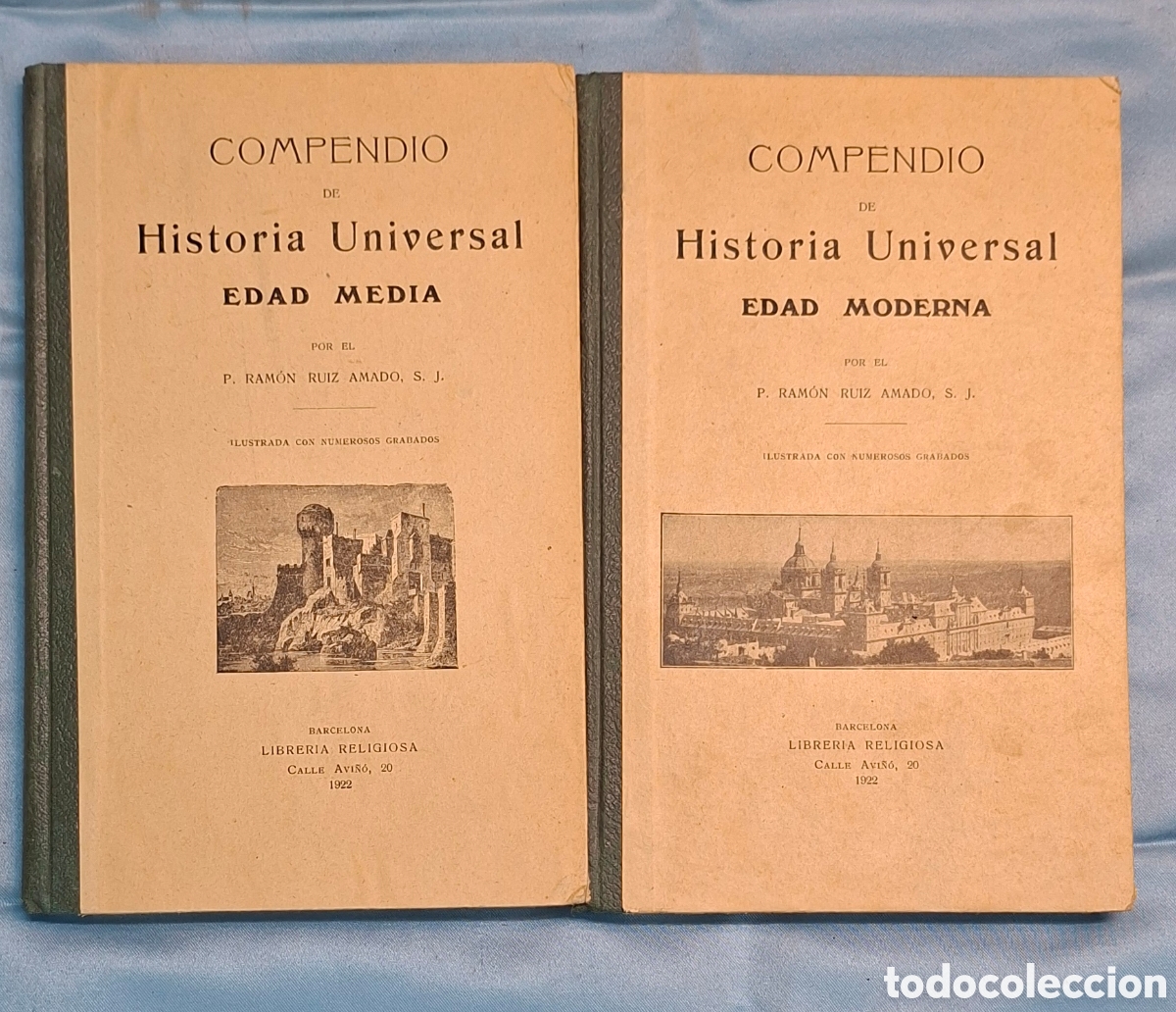 Libros antiguos: Dos tomos de Historia Universal - Foto 1